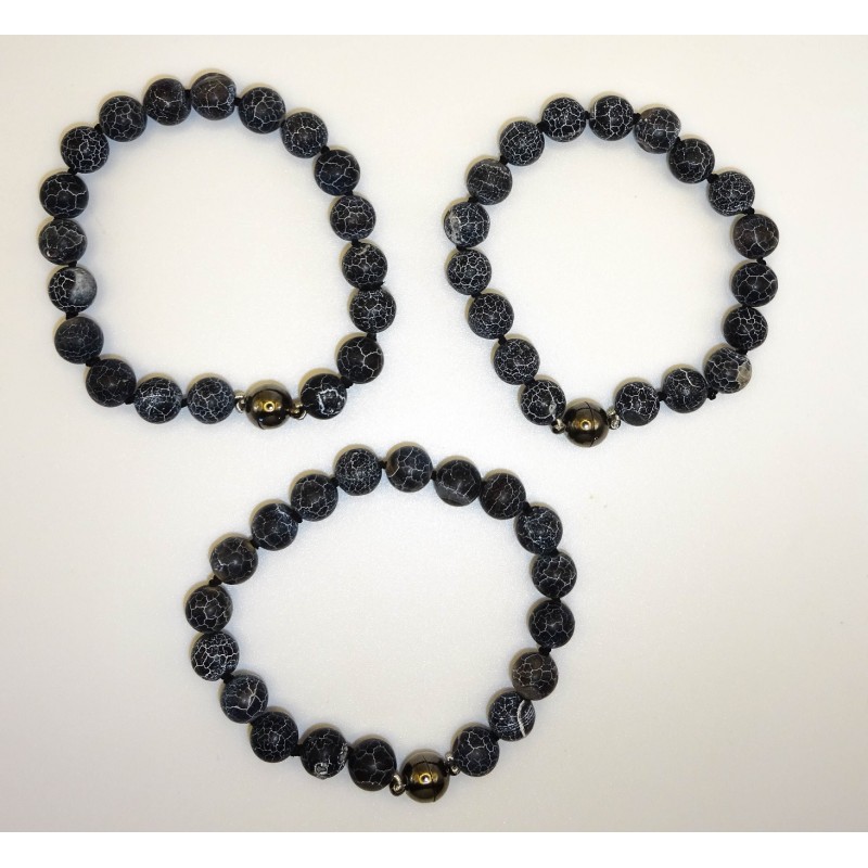 Bracelet onyx agate